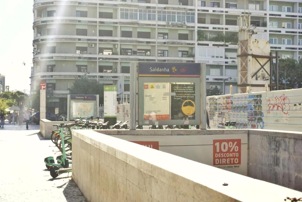 ליסבון Terrace Saldanha Apartment מראה חיצוני תמונה